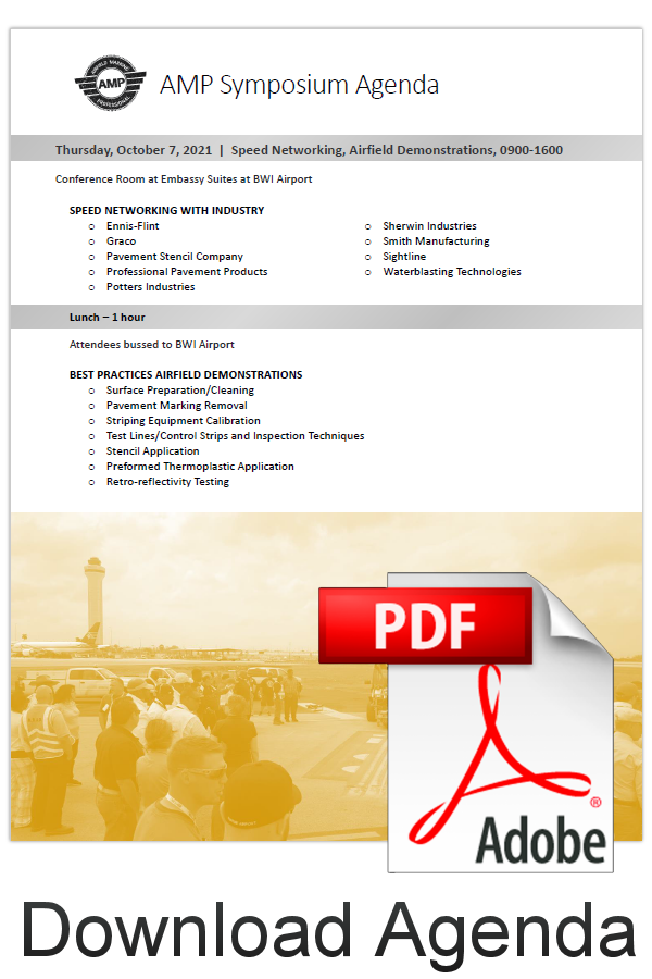 Airfield Marking Symposium Agenda